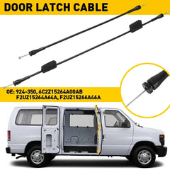 Right Upper&Lower Door Latch Release Cable for Ford E150 E250 E350 E450 1992-14 6B93BC-57
