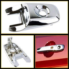 For Ford Explorer Front Driver Chrome Exterior Door Handle Lock Cylinder Cap EOA 6B93BC-57