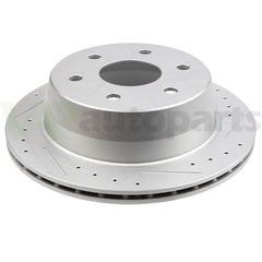 Rear Brake Rotors Ceramic Pads For Chevrolet Tahoe GMC Yukon Sierra Drilled Slot KOEEP