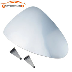 95873152120 Left Side Mirror Glass w/Plate For Porsche Panamera 2010-2016 6B93BC-57