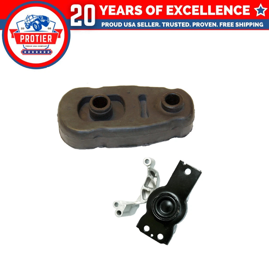 Motor & Torque Strut Mount 2PCS Set Fit 07-12 Nissan Sentra 2.0L Auto CVT Trans 6B93BC-57