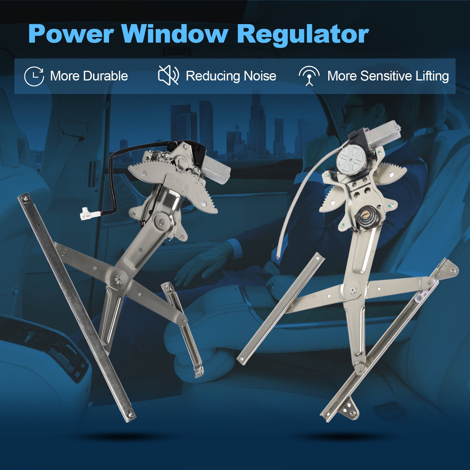For 97-01 Toyota Camry Front Left Right Power Window Regulator With Motor 6B93BC-57