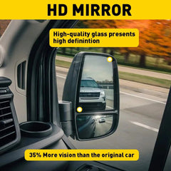 Mirror Glass Upper Passenger Side Right for RH Ford Transit Van 150 250 350 EOA 6B93BC-57