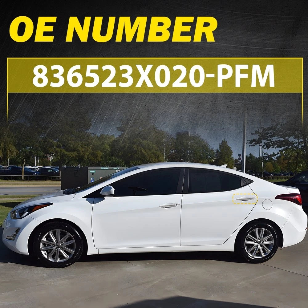 Rear Left Outer Door Handle Chrome For 2011-2016 Hyundai Elantra 826513X000-PFM 6B93BC-57