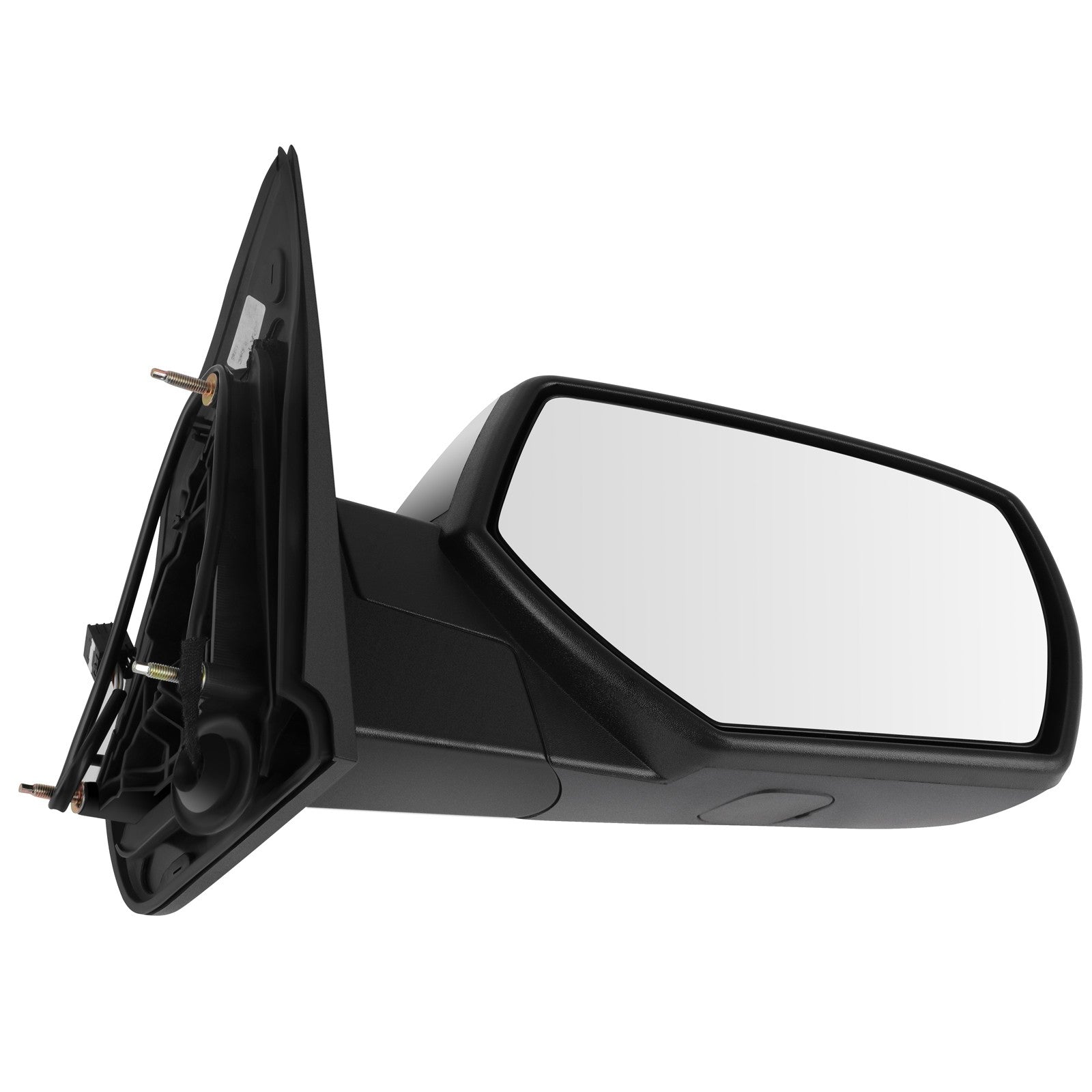 Chrome Passenger Power Mirror For 15-18 Chevy Sliverado Right Heated Manual Fold 6B93BC-57