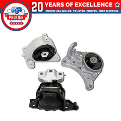 Fits 2001-2007 Dodge Caravan/Grand Caravan 3.3L 3.8L 2WD Motor & Trans Mount 3pc 6B93BC-57