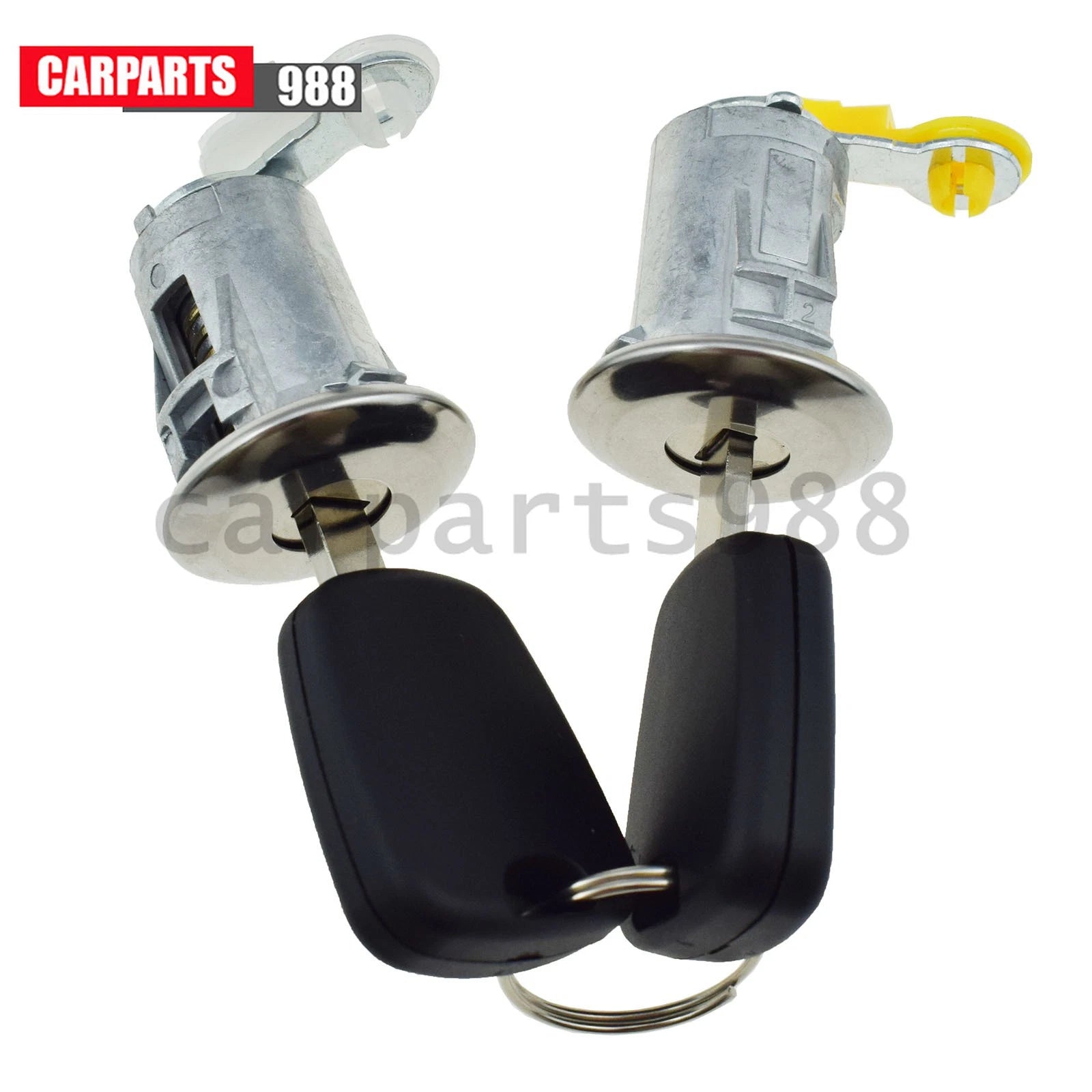 Cylinder Door Lock Barrel With Keys Fit For Citroen C1 Peugeot 107 Toyota Aygo 6B93BC-57
