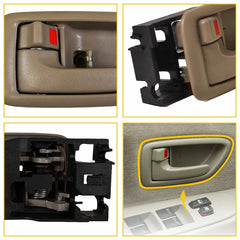 Interior Left Driver Door Handle For 2004-2006 Toyota Tundra Pickup Front / Rear 6B93BC-57