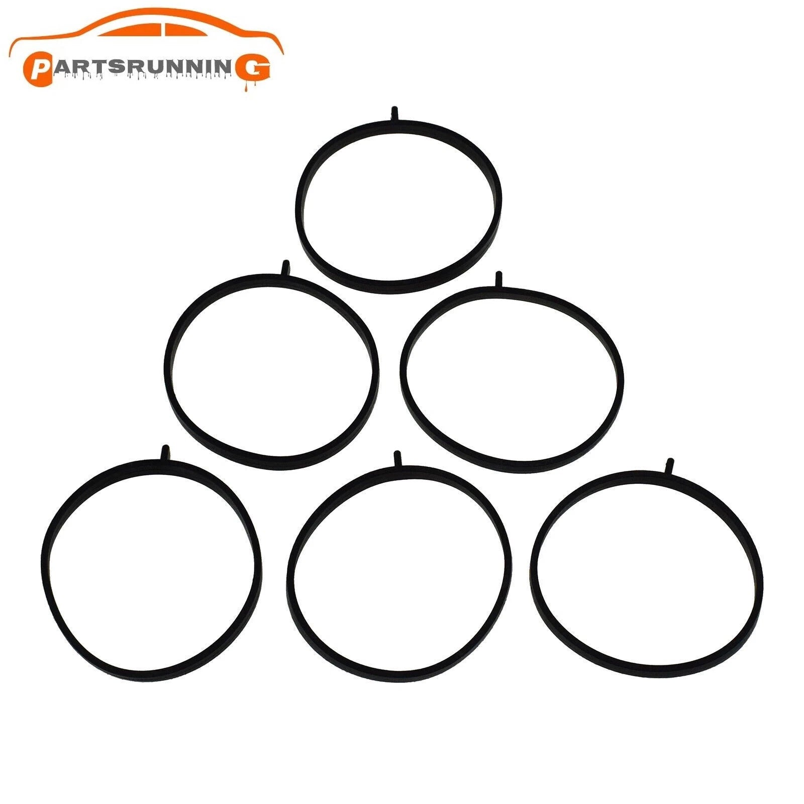 Set of 6 Intake Manifold Gasket For Macan Panamera Porsche Cayenne 94611014660 6B93BC-57