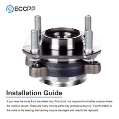 1Pc Wheel Hub Bearing Assembly Front For Nissan Sentra Non-ABS 2.0L 2007-2012 6B93BC-57