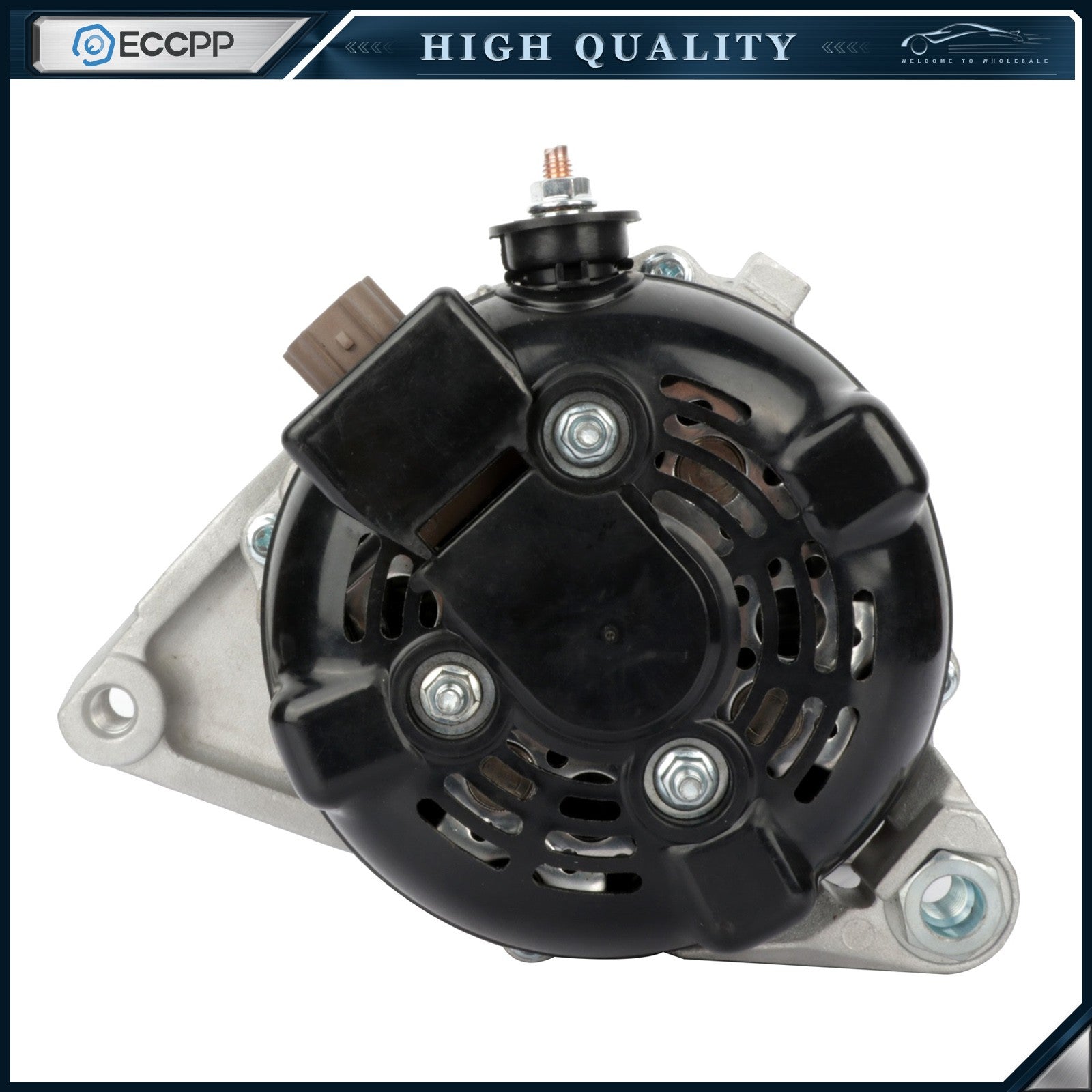 ECCPP Alternator 11516 Fits 2010-11 Toyota Camry 2.5L 100Amp,4 Groove Serpentime ECCPP