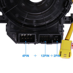 93490-S1240 Clock Spring for Hyundai Palisade Santa Fe 2019-2023 Kona 2021-2023 6B93BC-57