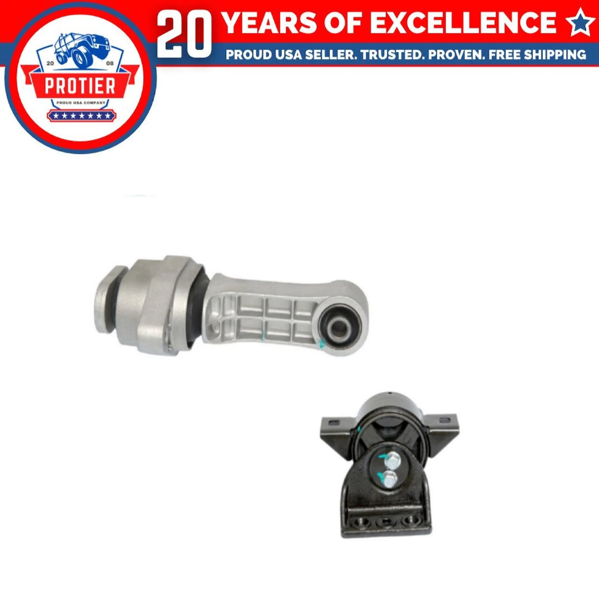 Motor & Trans Mount 2PCS Set Compatible for 2004-2008 Chevy Aveo Aveo5/ Pontiac 6B93BC-57