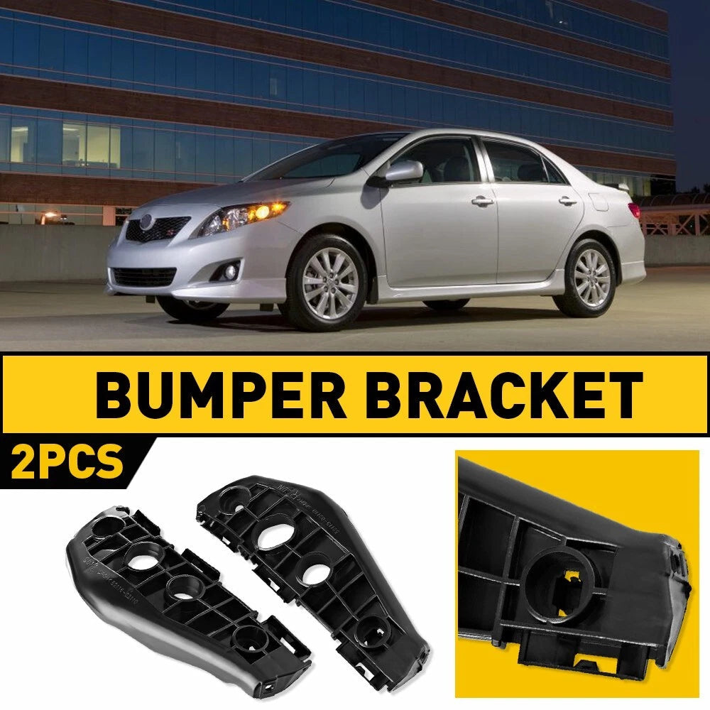 For Toyota Corolla 2011-2013 Bumper Support Bracket Plastic Hold Mount Front 2PC 6B93BC-57