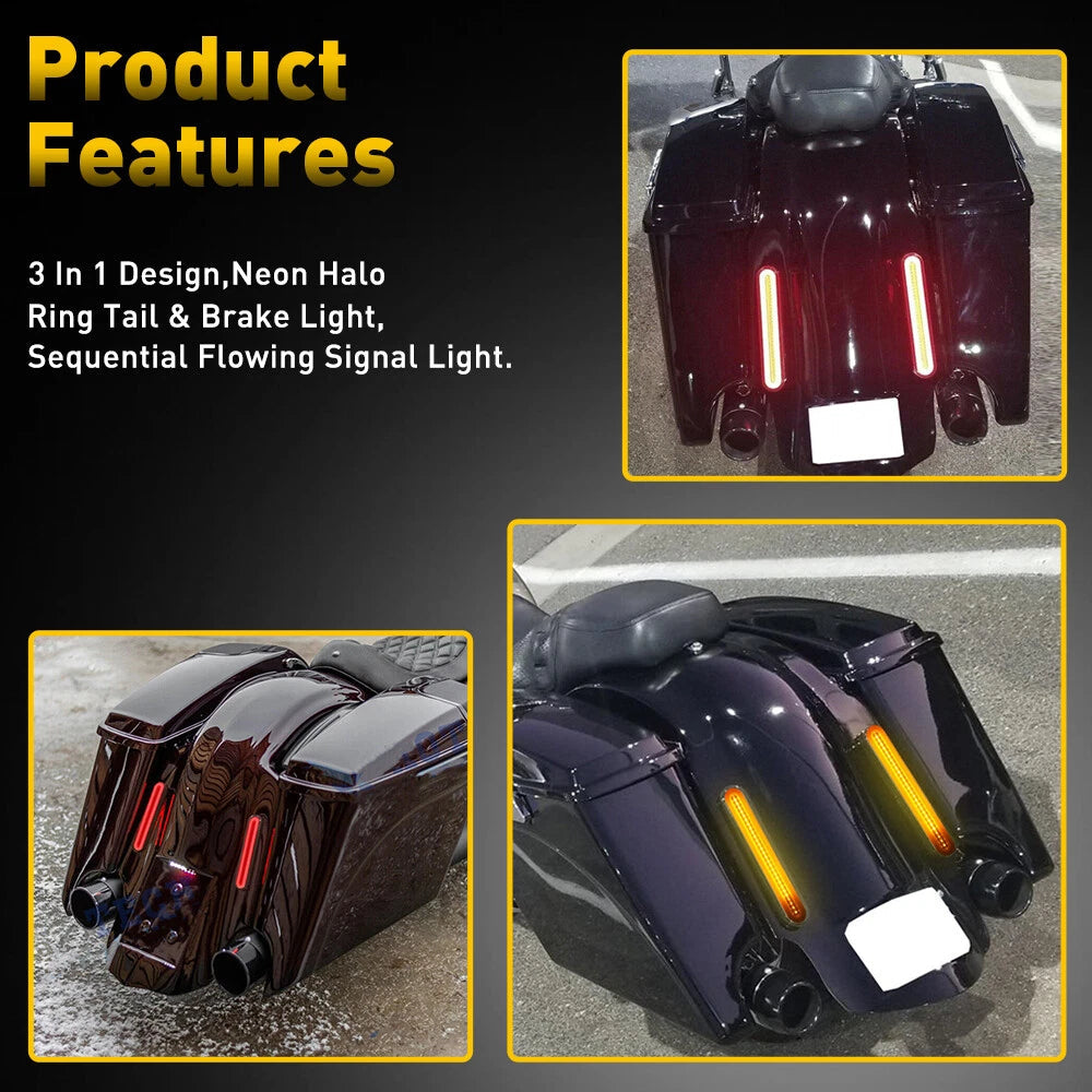 100LED DRL Truck Car Light LED Brake Bar Flowing Signal Turn Stop Tail Strip 6B93BC-57
