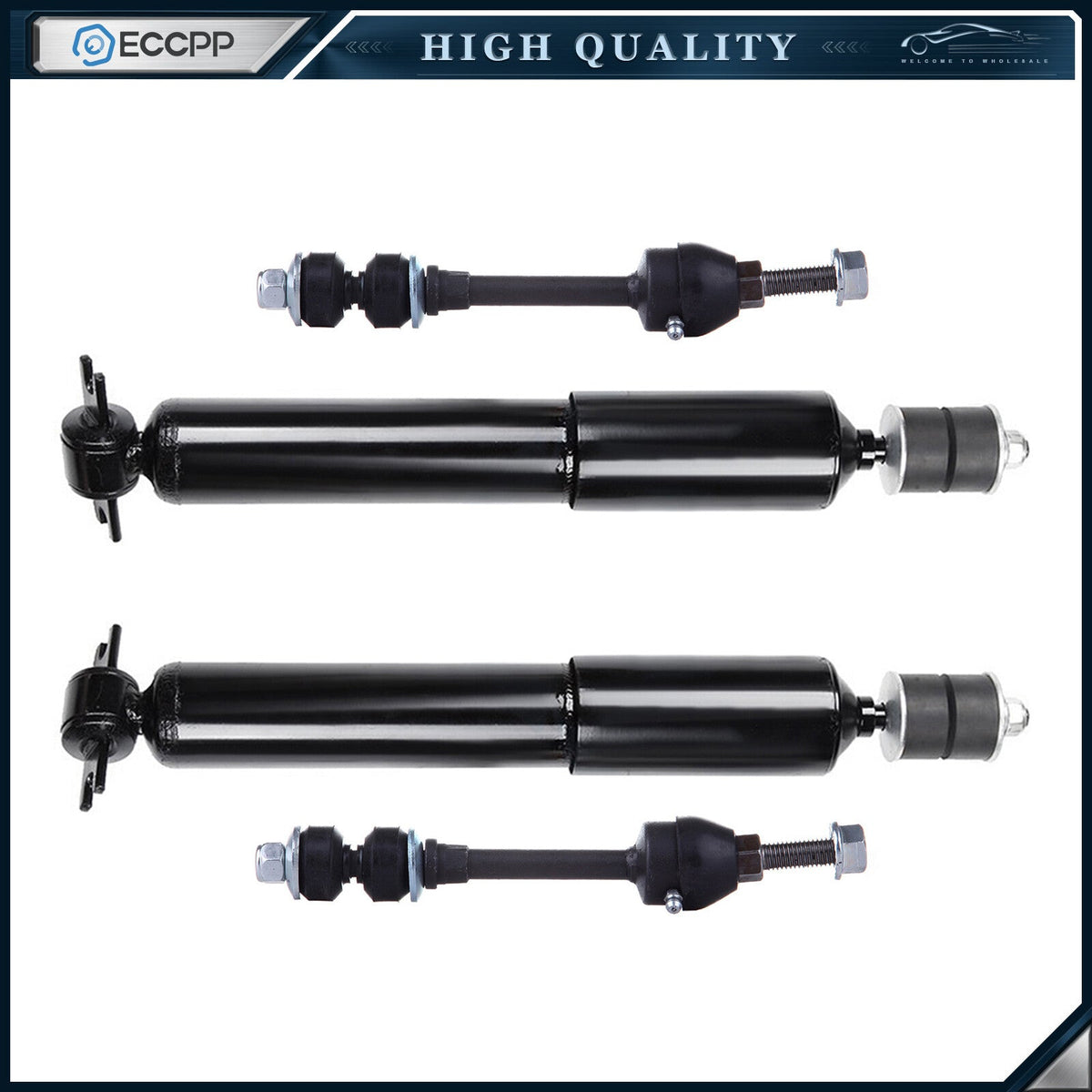 Shock Absorbers & Sway Bars Front Pair for 2002-2005 06 08 Dodge Ram 1500 2WD KOEEP