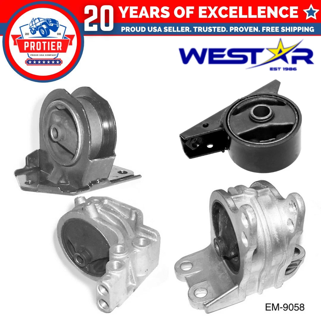 Motor & Trans Mount 4PCS Set Compatible for 1995-1998 Eagle Talon TSi 2.0L 6B93BC-57