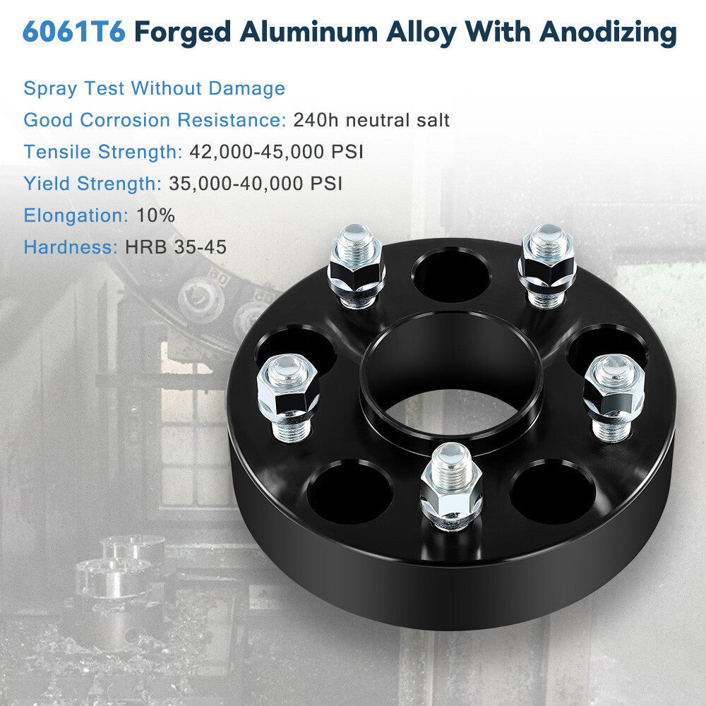 2P 1.5" 5x4.75 5x120 Hub Centric Wheel Spacers For 2014-2019 Chevy Camaro Impala 6B93BC-57