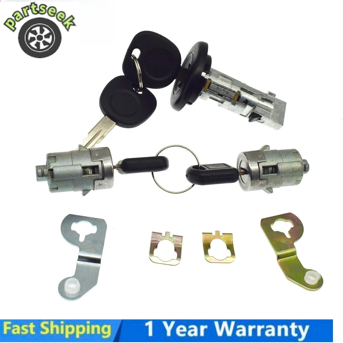 Ignition Lock Cylinder & Door Lock for Buick Cadillac Chevrolet GMC Hummer H2 6B93BC-57