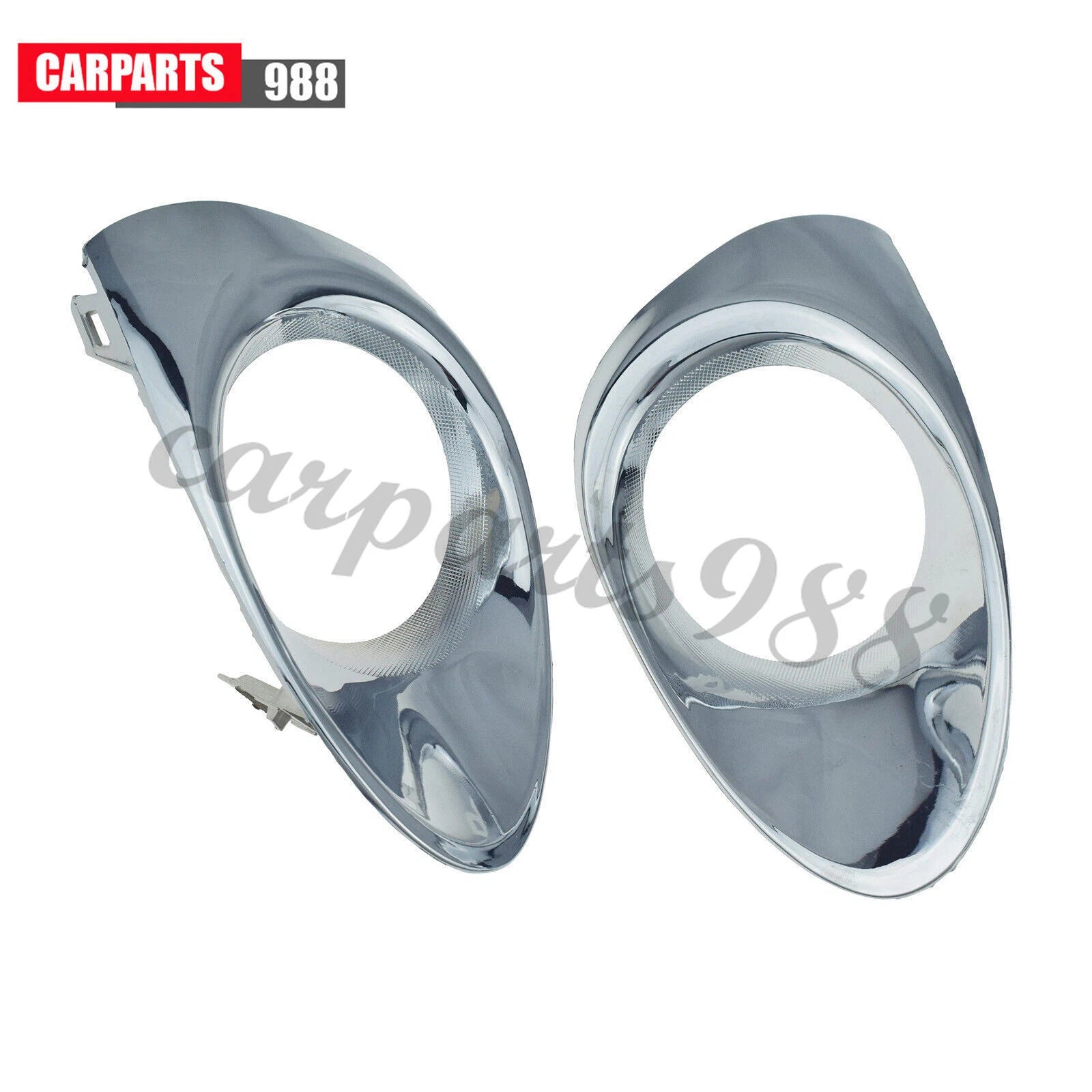 Pair Fog Light Trim Chrome For 2013-15 Lexus RX350 RX450h 814810E110 814820E110 6B93BC-57