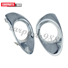 Pair Fog Light Trim Chrome For 2013-15 Lexus RX350 RX450h 814810E110 814820E110 6B93BC-57