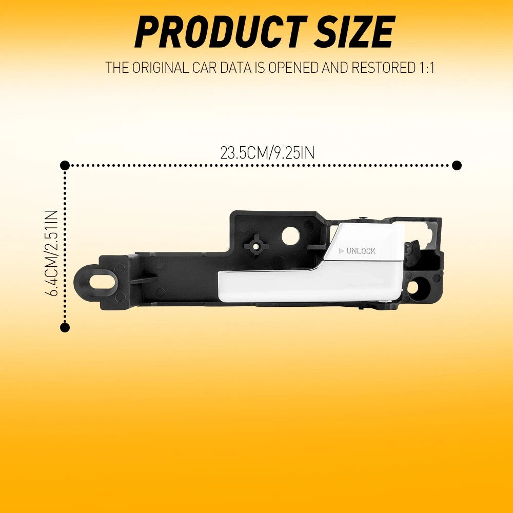 For Fusion Ford 2006-2012 Front Inner Inside Door Handle Right Passenger Side RH 6B93BC-57