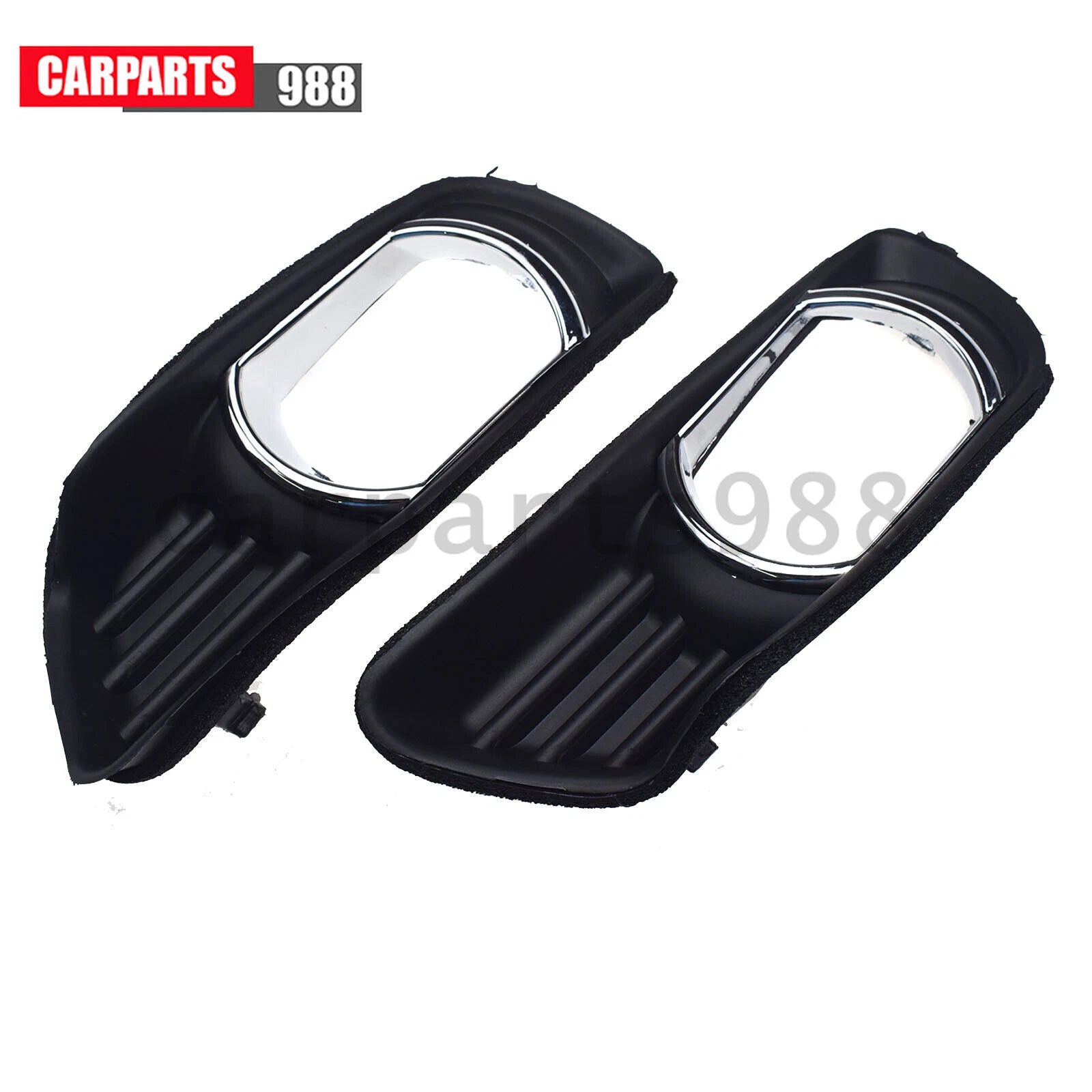 Pair Front Bumper Lower Fog Light Trim Bezel Cover for Toyota Camry 2007-2009 6B93BC-57