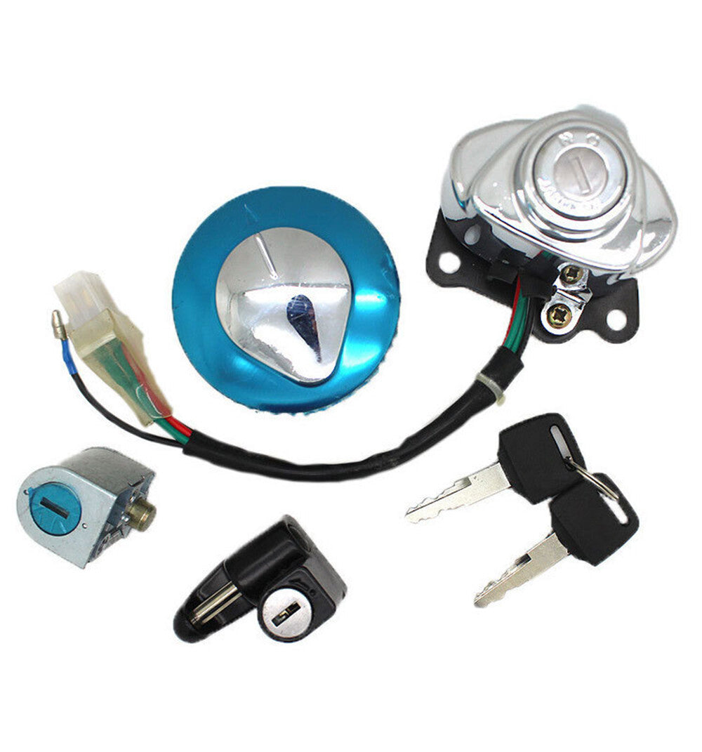 Ignition Switch Fuel Gas Tank Cap Lock Set for Honda VT750 Shadow 750 1997-2007 6B93BC-57