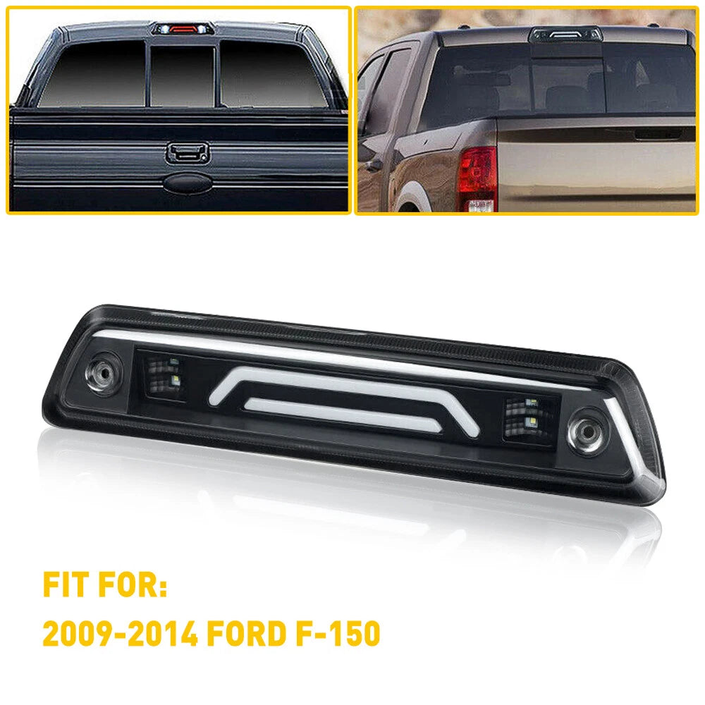 For Ford Third F-150 2009-2014 3rd Light LED Smoke Brake Rear Cargo Reverse Lamp 6B93BC-57