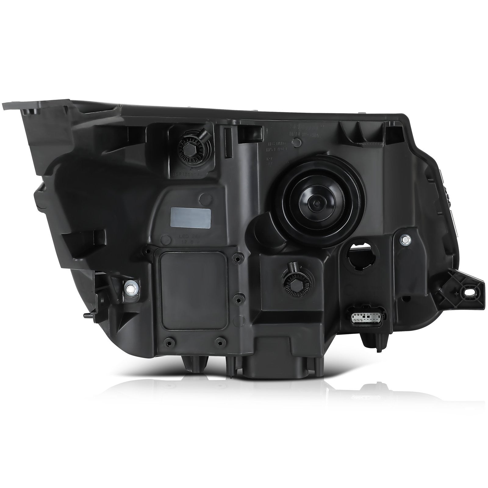 ECCPP Headlights Assembly For Ford Explorer 2.3L 3.5L 2016-2018 Pair Black Amber 6B93BC-57