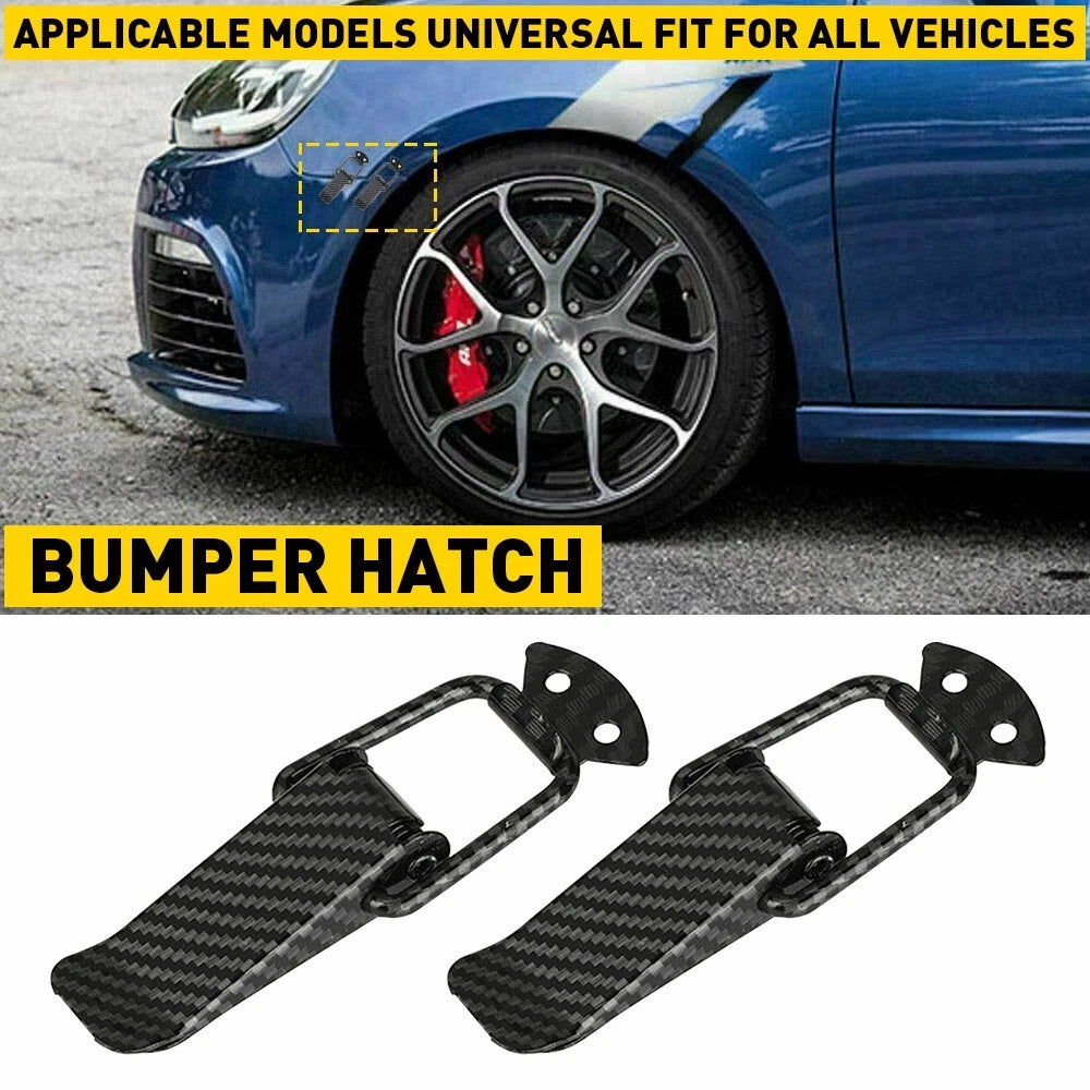 Carbon Fiber Car Bumper Trunk Fender Hatch Lids Quick Release Fastener Decor EOA 6B93BC-57