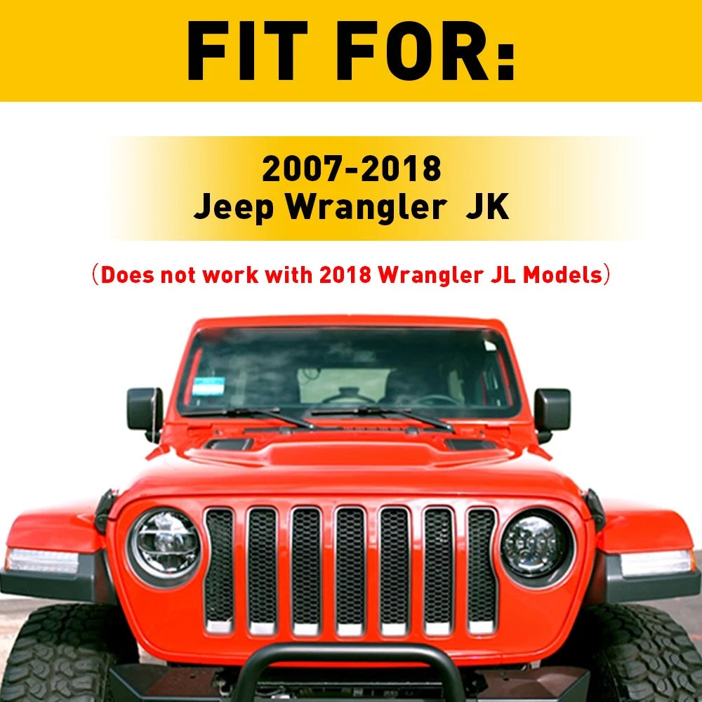 7" Inch LED Headlight Mounting Ring Bracket Adapter Round for Jeep Wrangler JK A 6B93BC-57