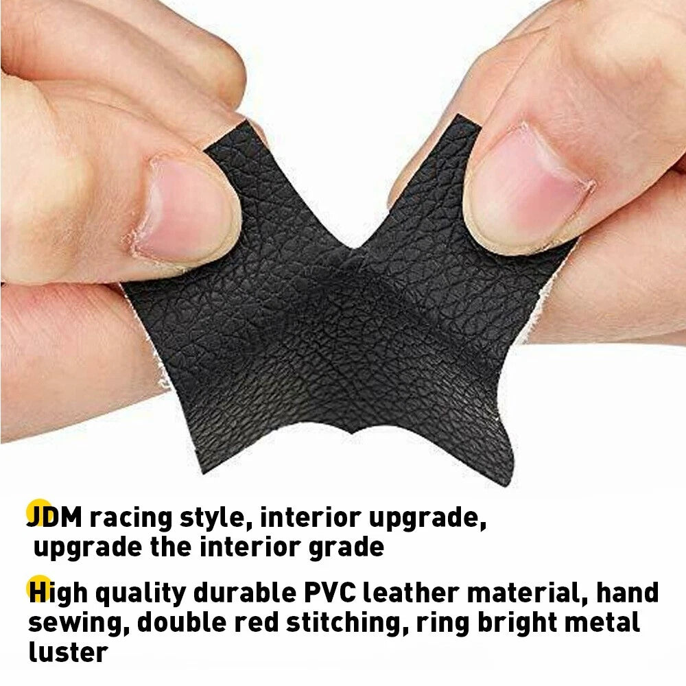Shift Knob Shifter Boot Cover Black PVC Leather MT AT Sport Car Accessories EOA 6B93BC-57