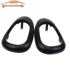 2PCS Left & Right Interior Door Handle Trim Cover For Peugeot 206 207 Citroen C2 6B93BC-57