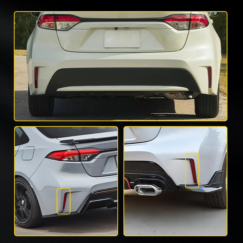 Pair 2PC Rear Bumper Reflex Reflector RH LH For 2020-2022 TOYOTA COROLLA USA EOA 6B93BC-57