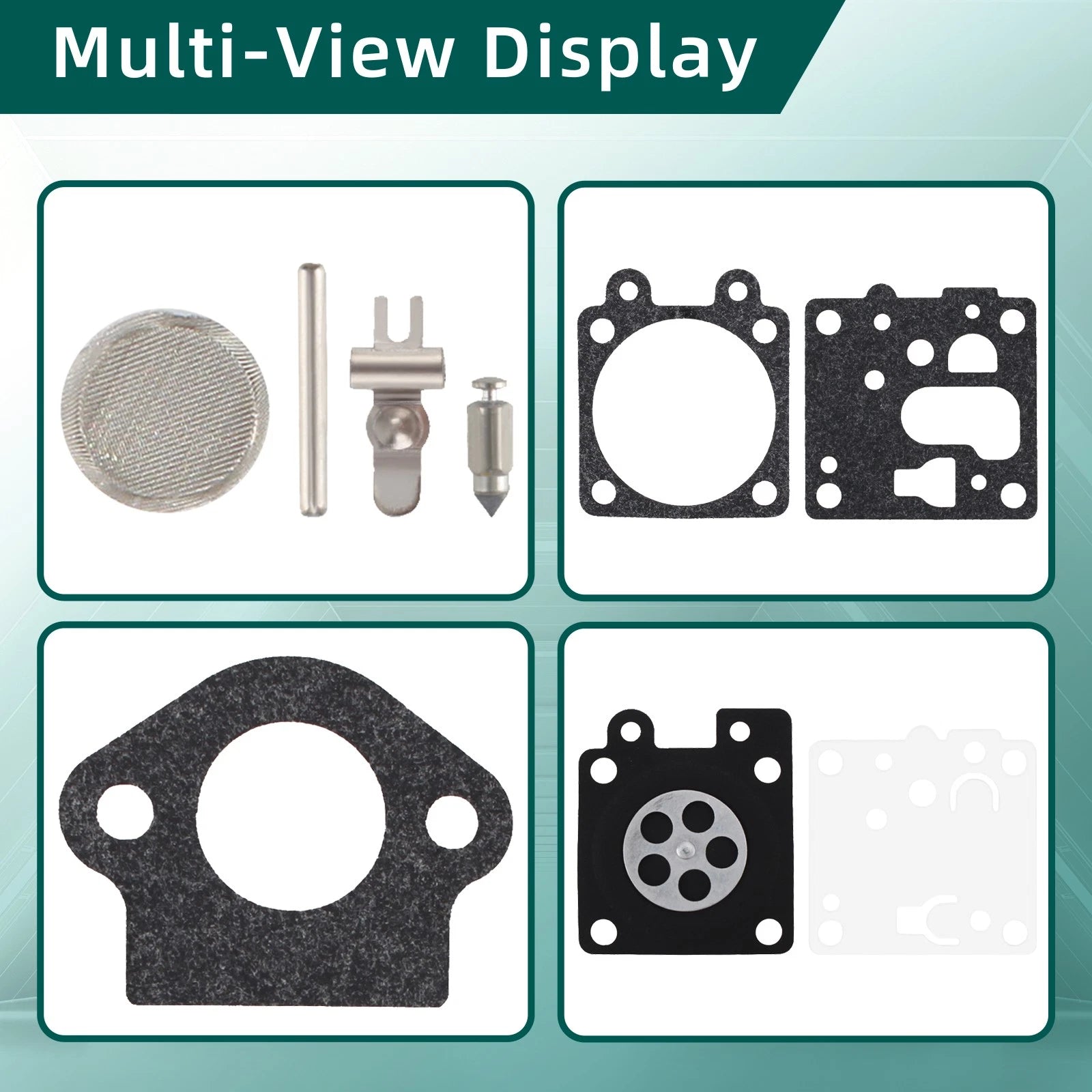 Carburetor Repair Rebuild Kit for Echo SRM-2620 SRM-2620T SRM-2620U T302 T302X ECHO