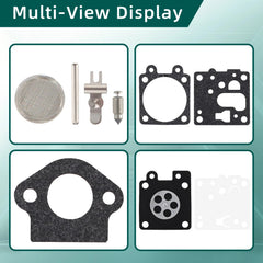 Carburetor Repair Rebuild Kit for Echo SRM-2620 SRM-2620T SRM-2620U T302 T302X ECHO