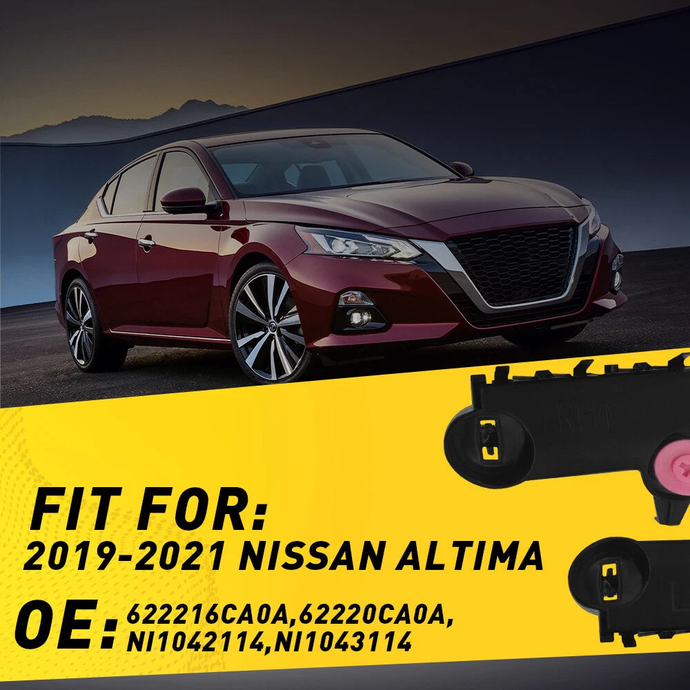 FITS 2019-2022 NISSAN ALTIMA LEFT AND RIGHT SIDE BUMPER TO FENDER BRACKETS 2 6B93BC-57