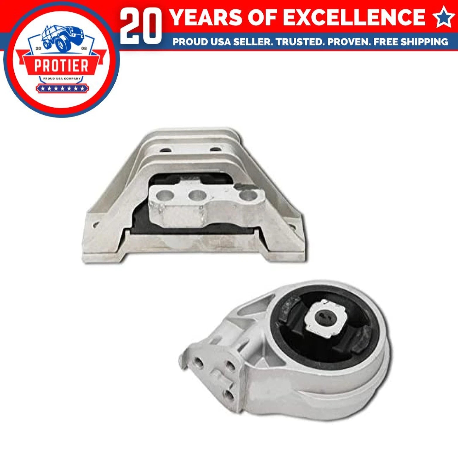 Fits 2005-2007 Chevrolet Cobalt/2004 Saturn Ion 2.0L Motor&Tran Mount Set 2pc 6B93BC-57