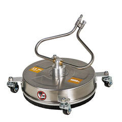 13.7" Pressure Washer Surface Cleaner 4000PSI w/Handles & Wheels Stainless Steel