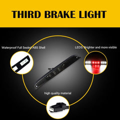 FIT 15-20 Ford F150 LED Black Replacement 3RD Third Brake Cargo Lamp Tail Light 6B93BC-57