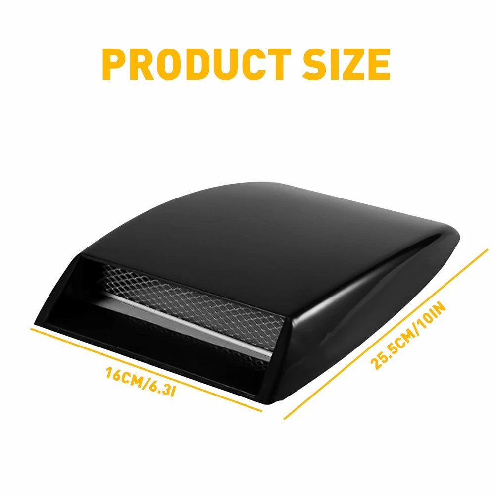 Universal Car Decorative Air Flow Intake Hood Vent Scoop Bonnet Sticker Cover EA 6B93BC-57