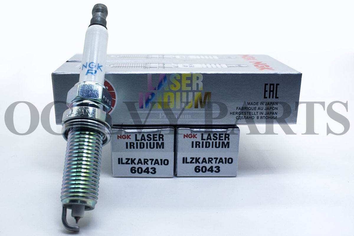 For Set of 4 NGK Laser Iridium Plug ILZKAR7A10 Spark Plugs 6043 ILZKAR7A10 6043