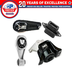 Fits 2013 Nissan Sentra 1.8L w/AUTO, Engine Motor & Trans Mount Set 4pcs : 6B93BC-57