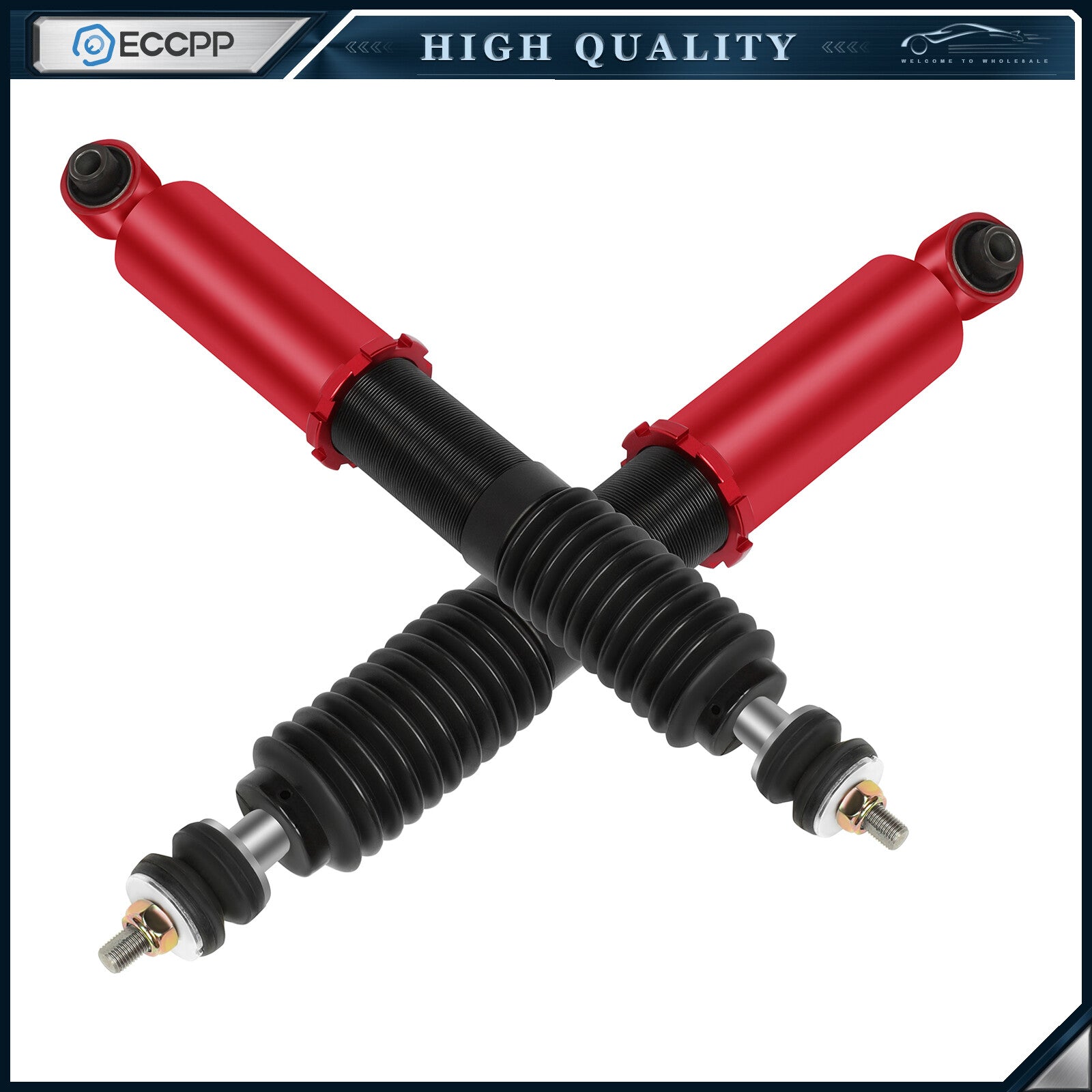 ECCPP Coilovers Suspension Set For 2005-14 Ford Mustang Adj.Height Struts Shocks ECCPP