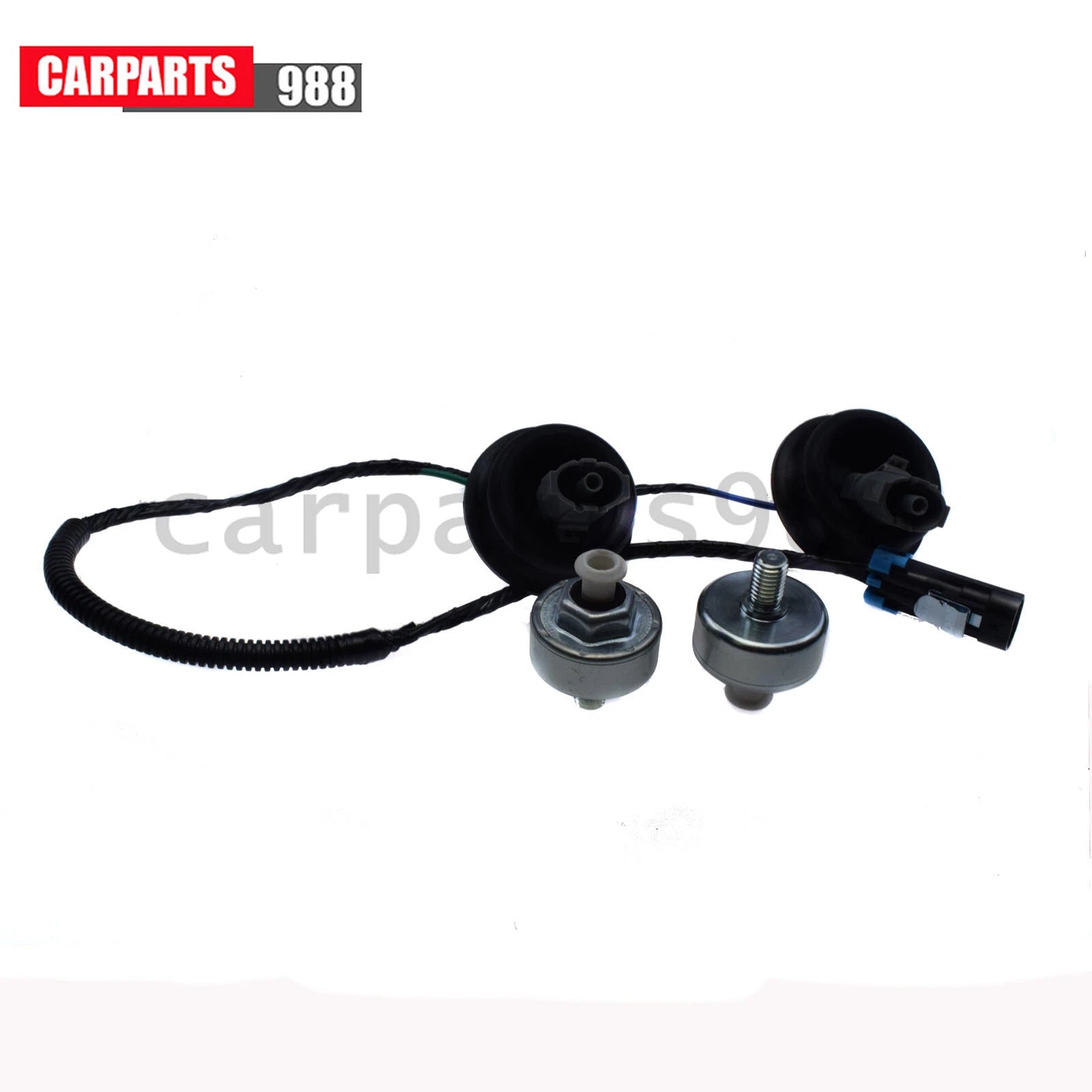 Knock Sensors + Wire Harness For Chevy Silverado Express 1500 GMC Sierra Yukon 6B93BC-57