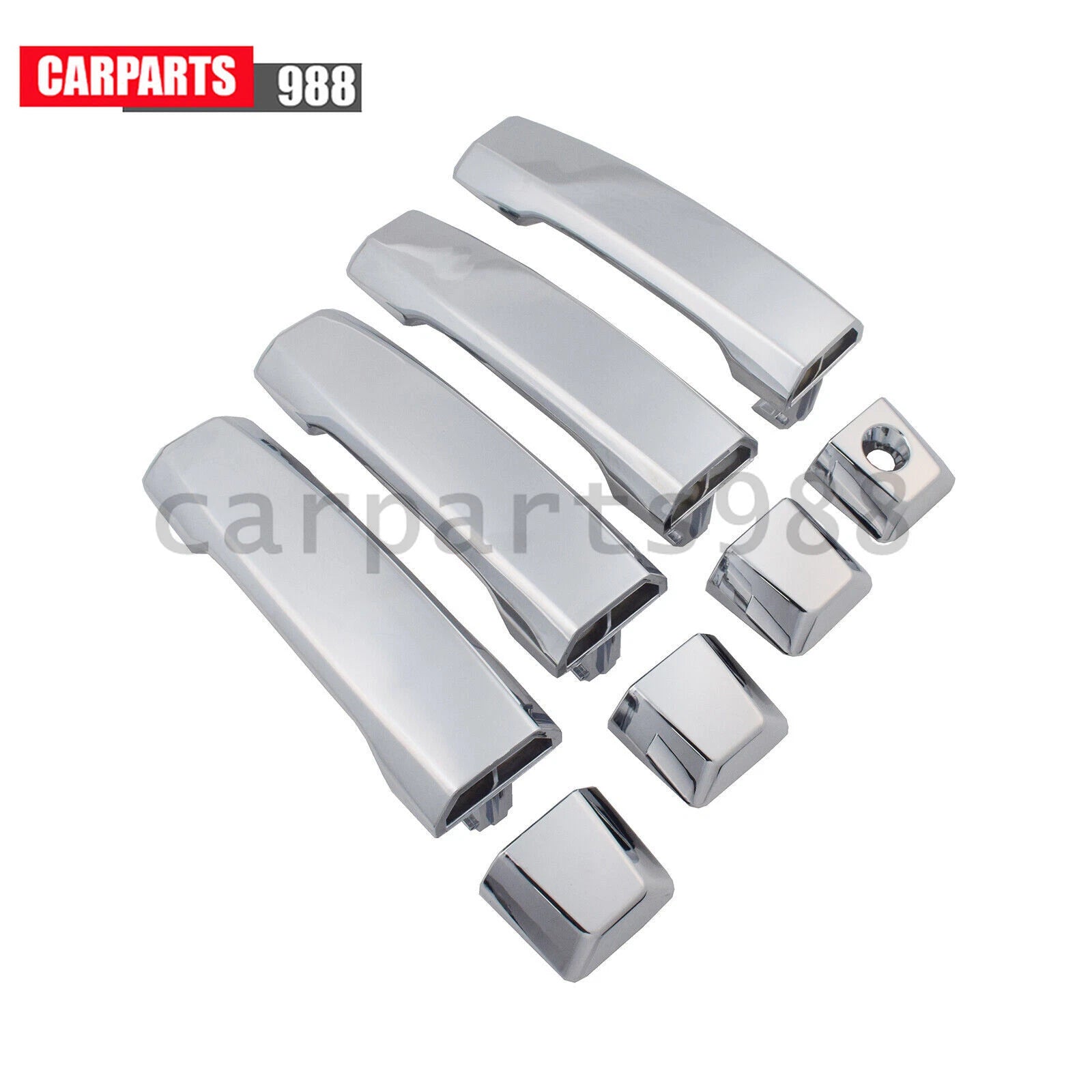 4Pcs Outside Door Handle Chrome Front Rear LH RH For Nissan Titan Armada QX56 6B93BC-57