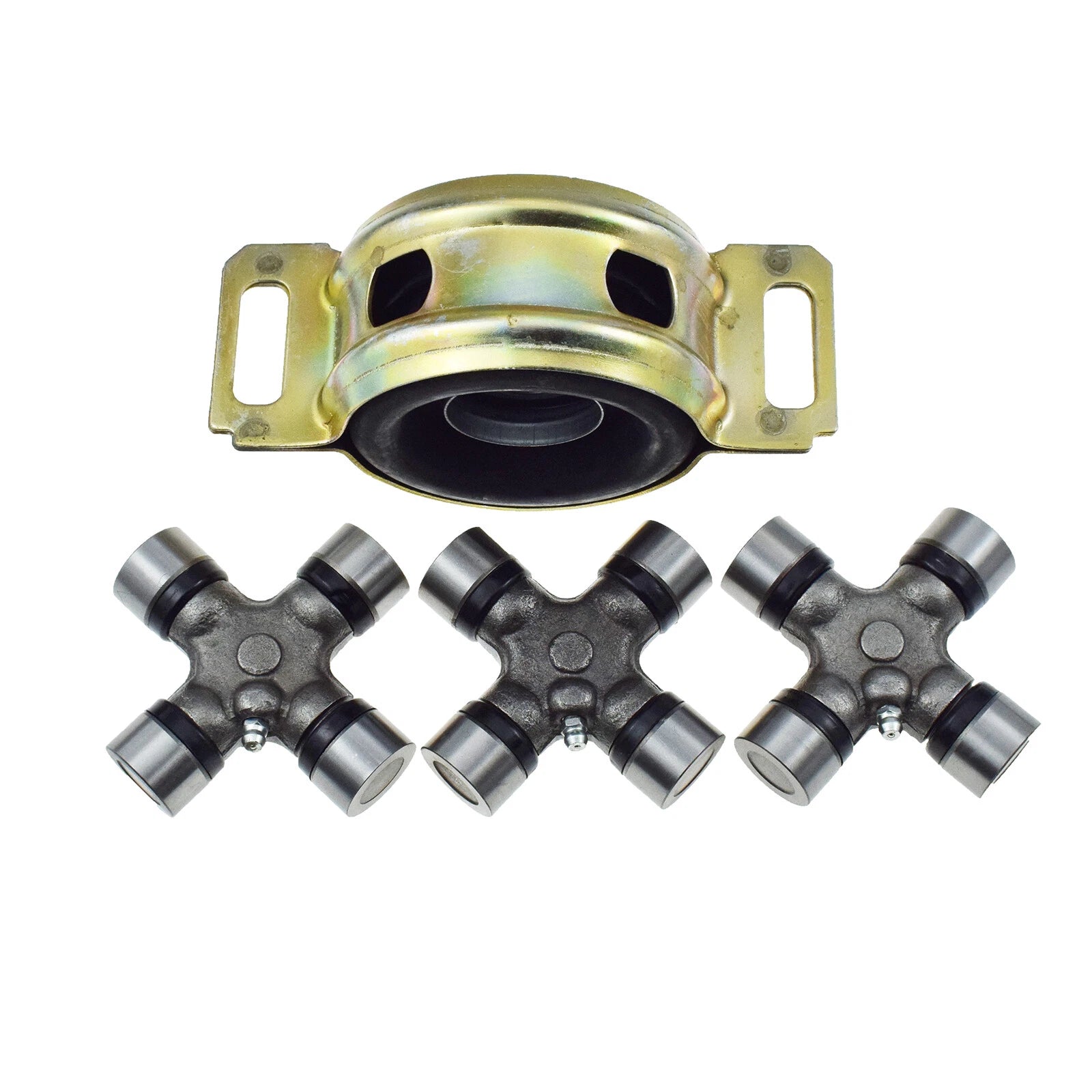 Driveshaft Center Carrier Bearing & U-Joints Set for Toyota TACOMA Tundra T100 6B93BC-57