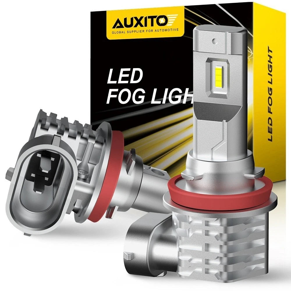 AUXITO H9 H8 H11 LED Headlight Super Bright Bulbs 30000LM High/Low Beam 6500K 2X AUXITO
