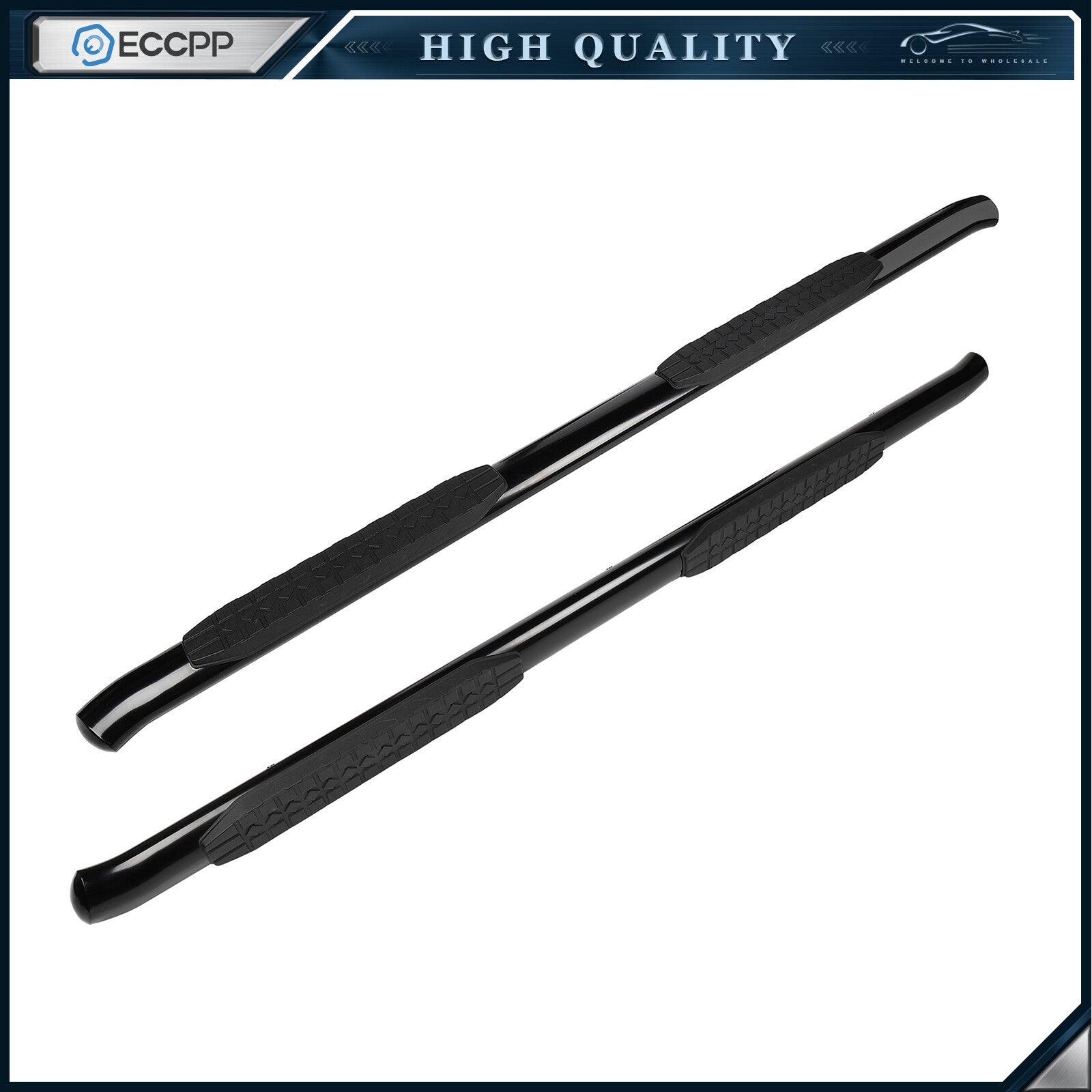 Nerf Bars Running Boards Side Steps Fits 2019 2020 2021 Dodge Ram 1500 Crew Cab 6B93BC-57